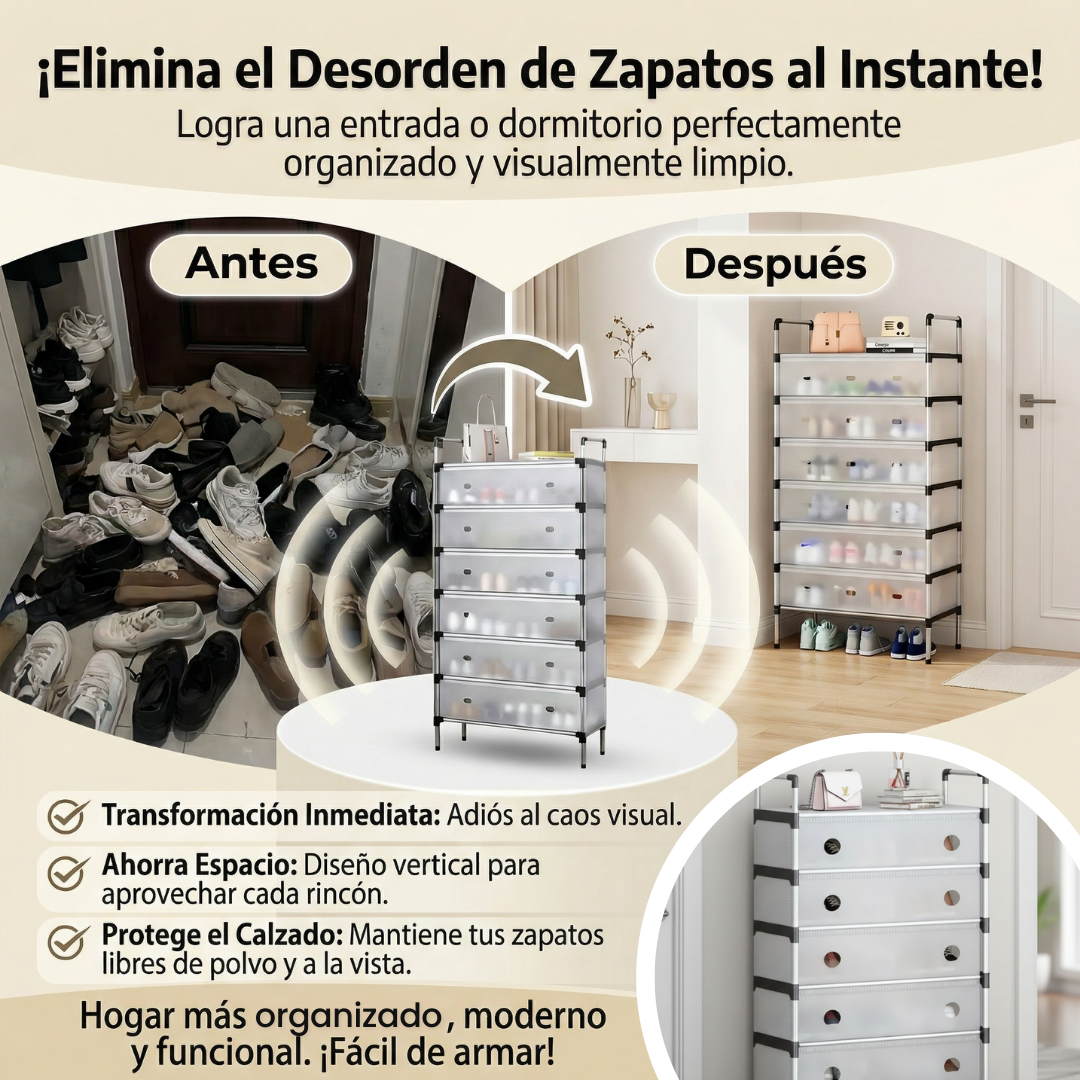 ZAPATERA CON CUBIERTA PROTECTORA