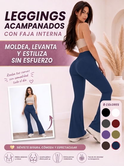 LEGGINGS ACAMPANADOS CON FAJA INTERNA