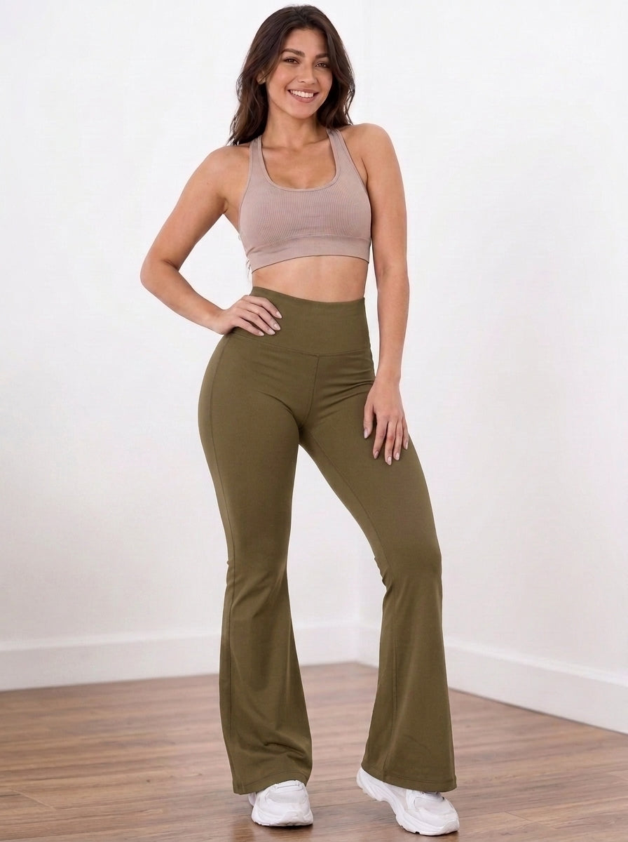 LEGGINGS ACAMPANADOS CON FAJA INTERNA
