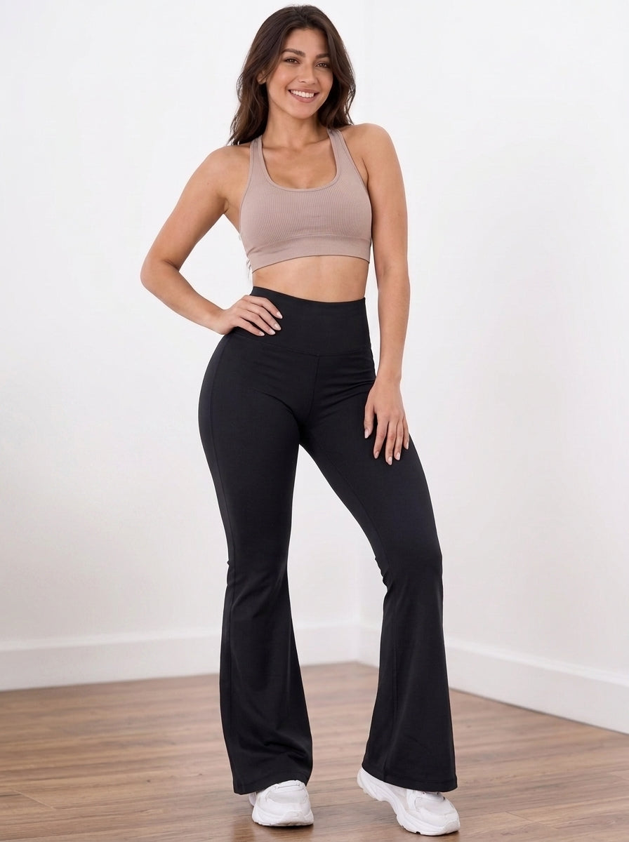 LEGGINGS ACAMPANADOS CON FAJA INTERNA