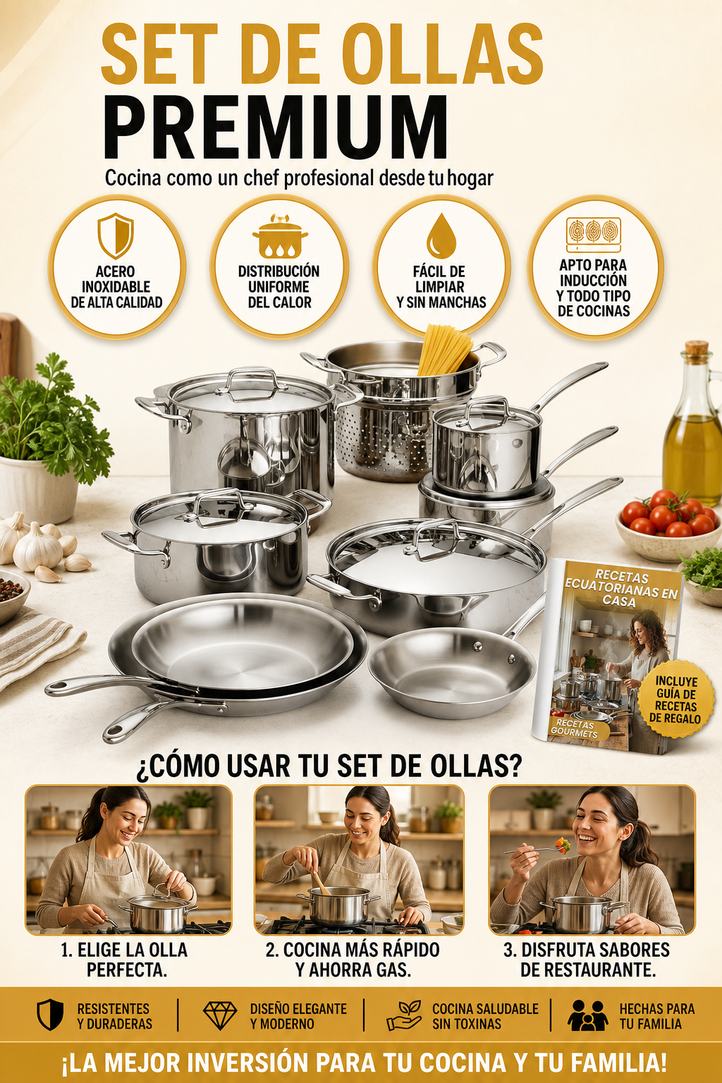 SET DE OLLAS PREMIUM